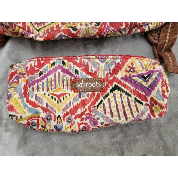 Sakroots Artist‎ Circle Flap Backpack Bag With Matching Pouch, Drawstring main image 9